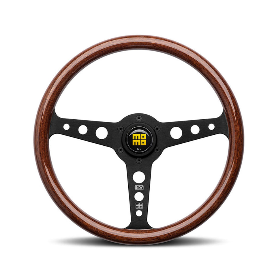 MOMO Indy Heritage Wooden Black Steering Wheel