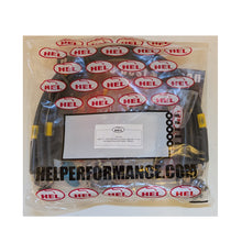 HEL Jaguar XF X250 Stainless Steel Braided Brake Hoses Black