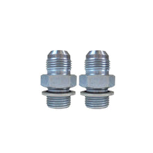Pair of male/male adaptors with washers