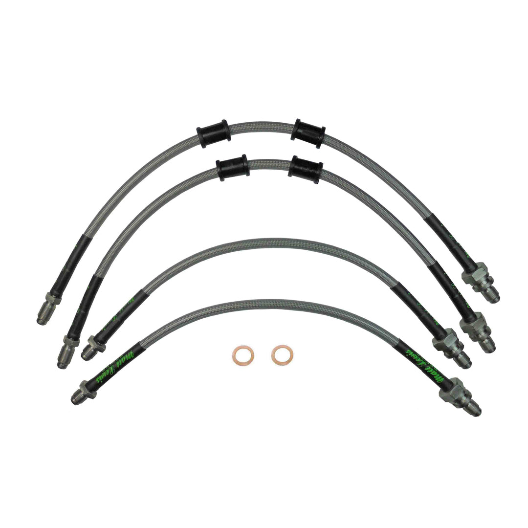 Durites de frein tressées en acier inoxydable pour Ford Fiesta MK4 MK5