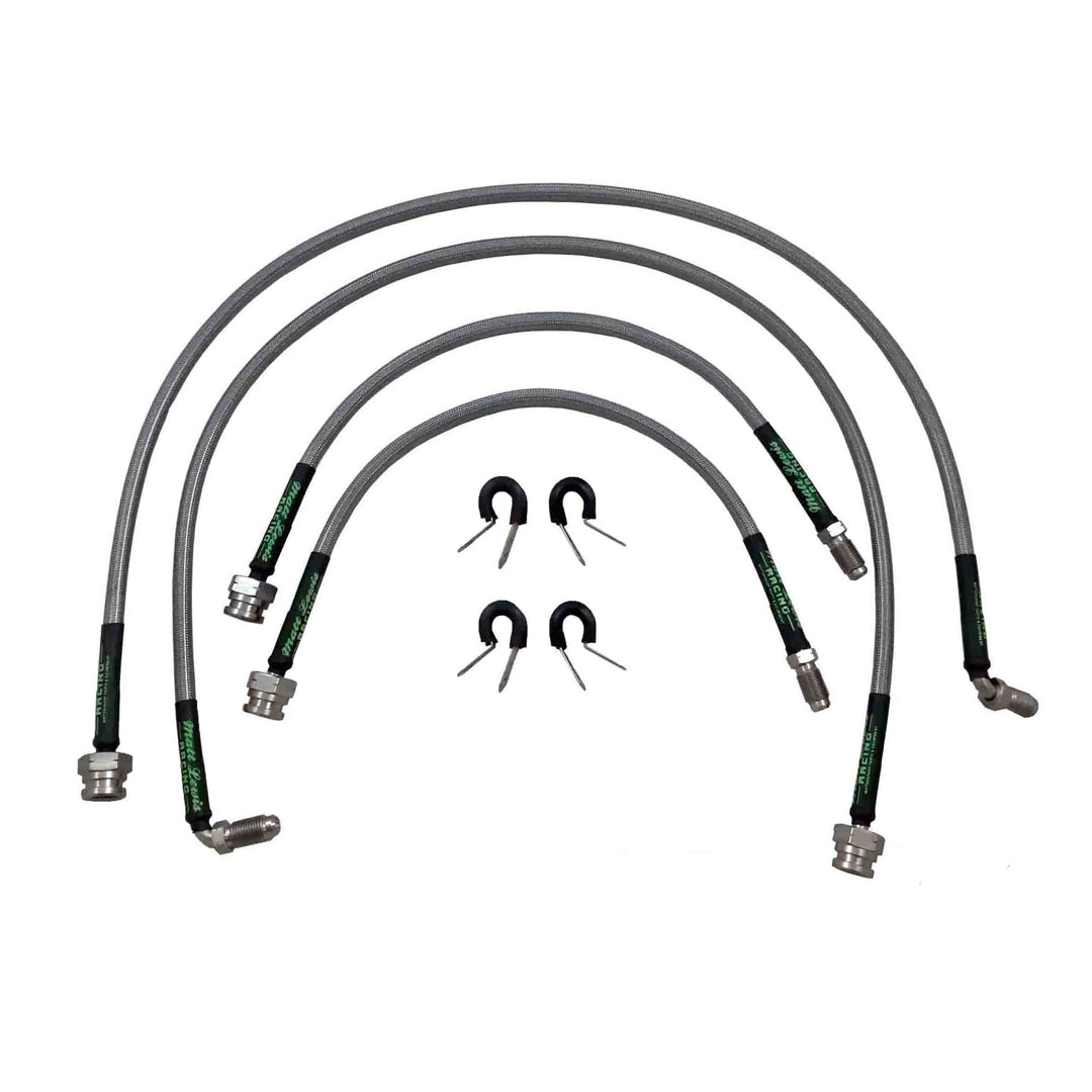 Durites de frein tressées en acier inoxydable pour Nissan 350Z Z33