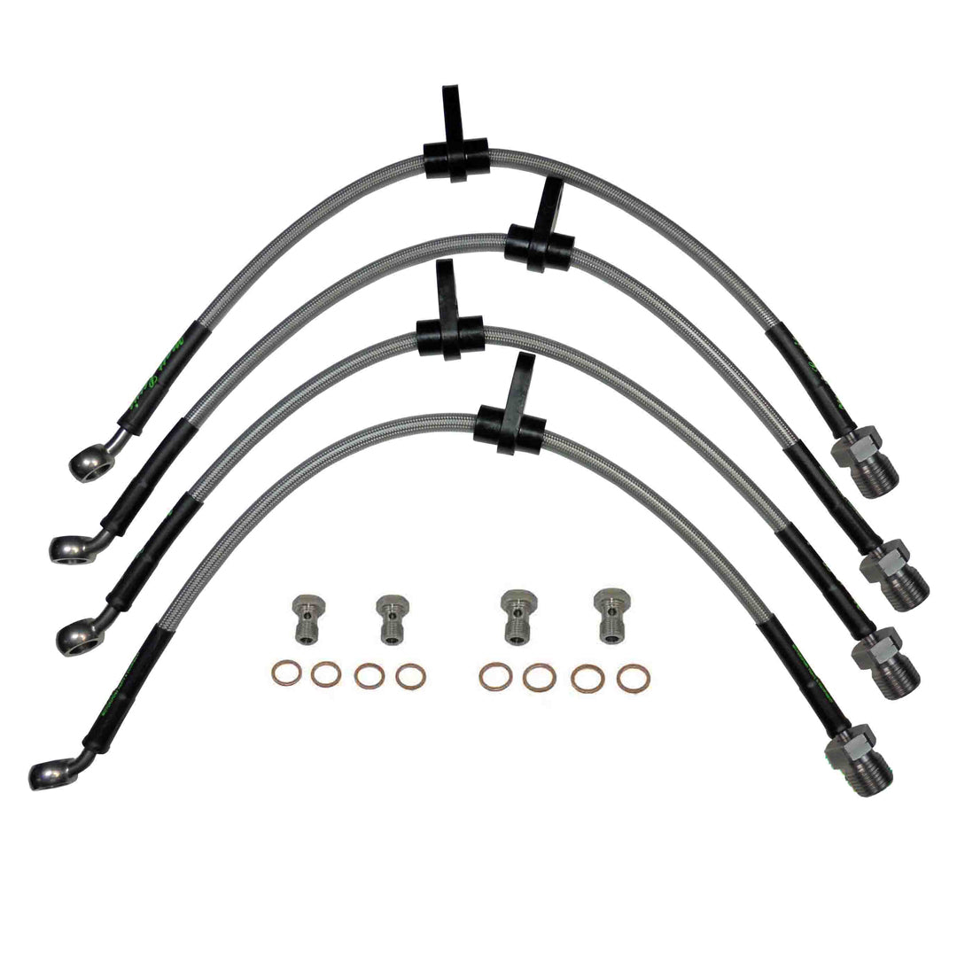 Toyota MR2 MK3 ZZW30 Edelstahl-Geflecht-Bremsschläuche