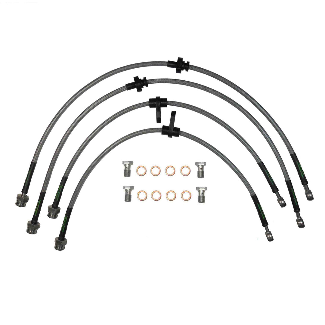 Durites de frein tressées en acier inoxydable pour MG ZR