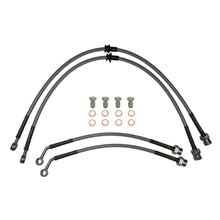 Set of 4 stainless steel braided brake hoses for a VW Golf MK7