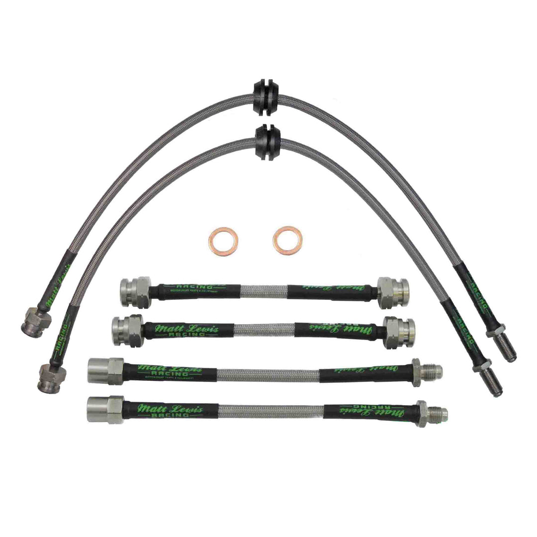 Flexibles de frein tressés en acier inoxydable pour VW Corrado