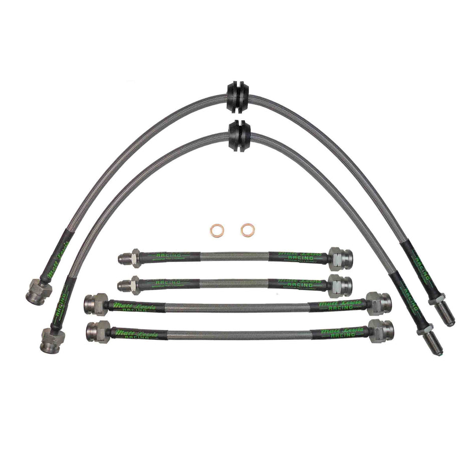 Ford Focus MK1 Stainless Steel Braided Brake Hoses