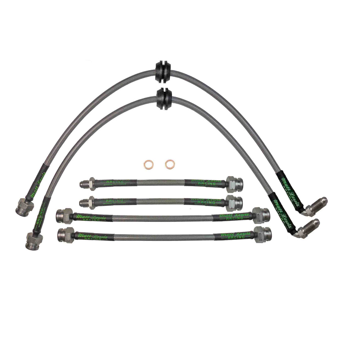 Durites de frein tressées en acier inoxydable pour Ford Focus MK1