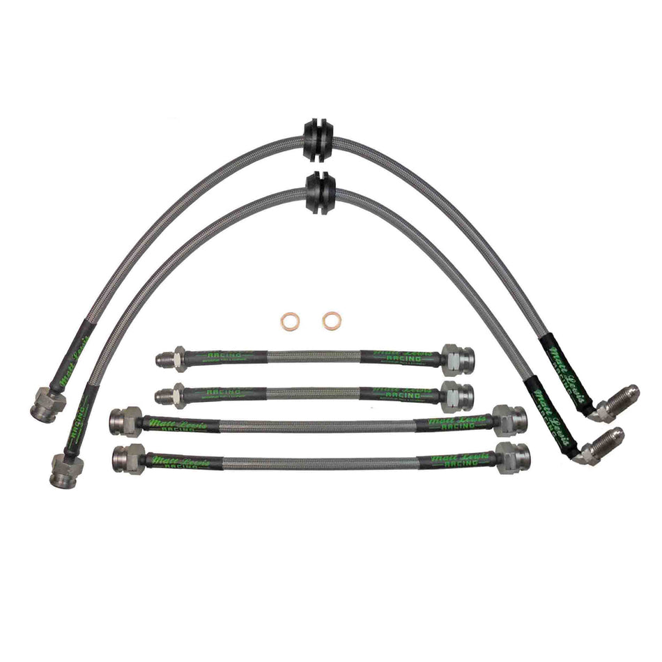 Ford Focus MK1 Stainless Steel Braided Brake Hoses