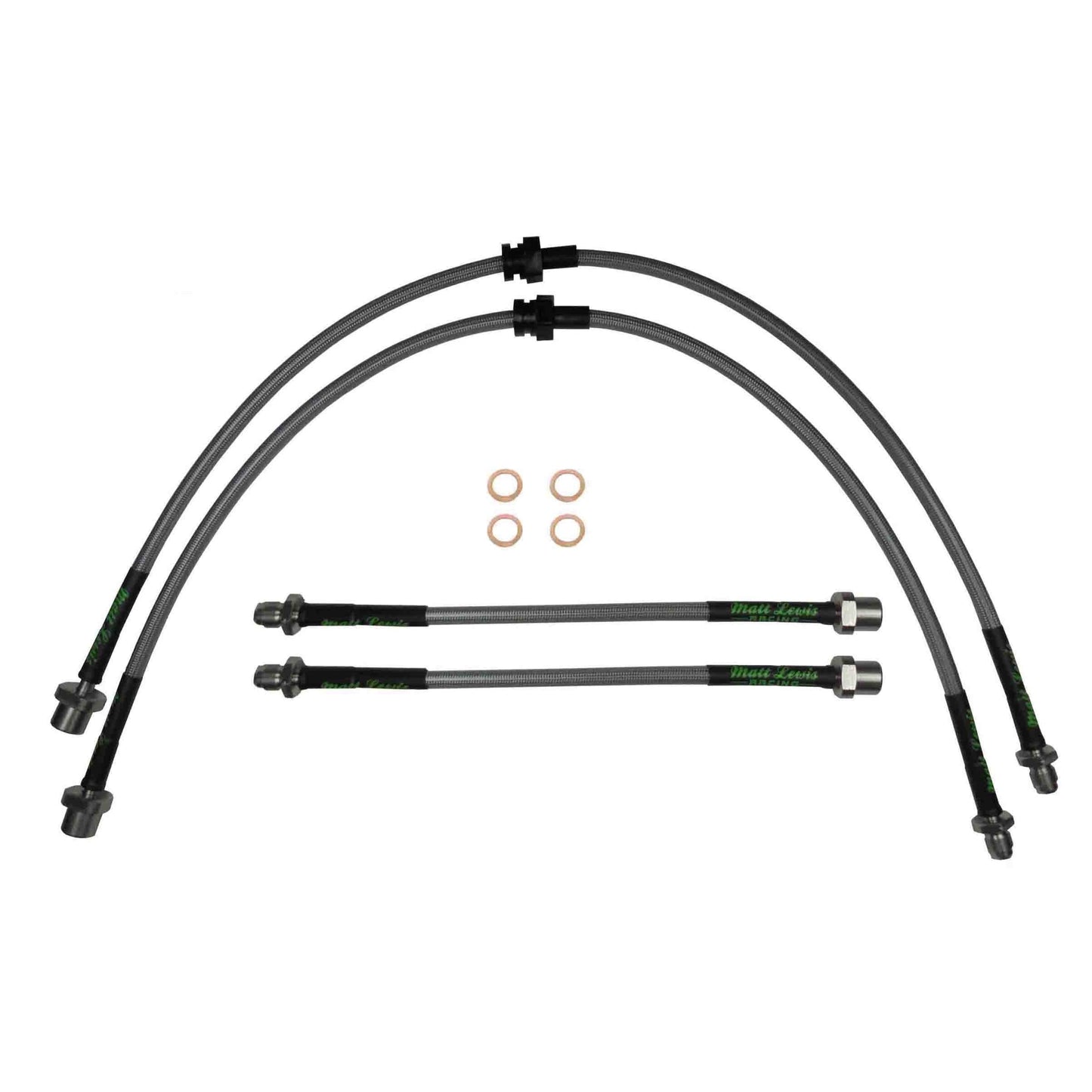 Flexibles de frein tressés en acier inoxydable pour BMW Série 2 F22 F87