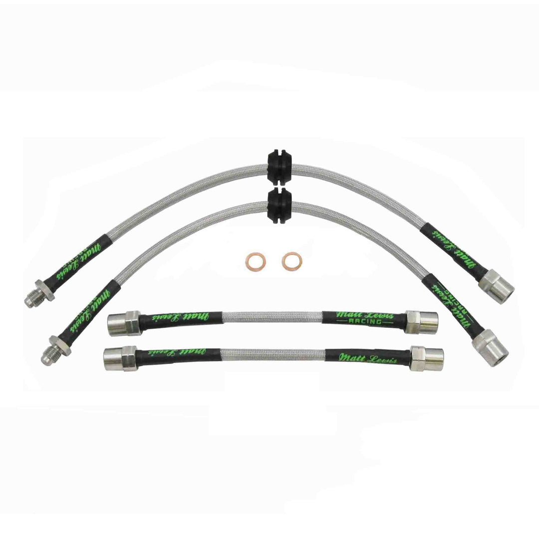 Flexibles de frein tressés en acier inoxydable pour Renault Clio MK4