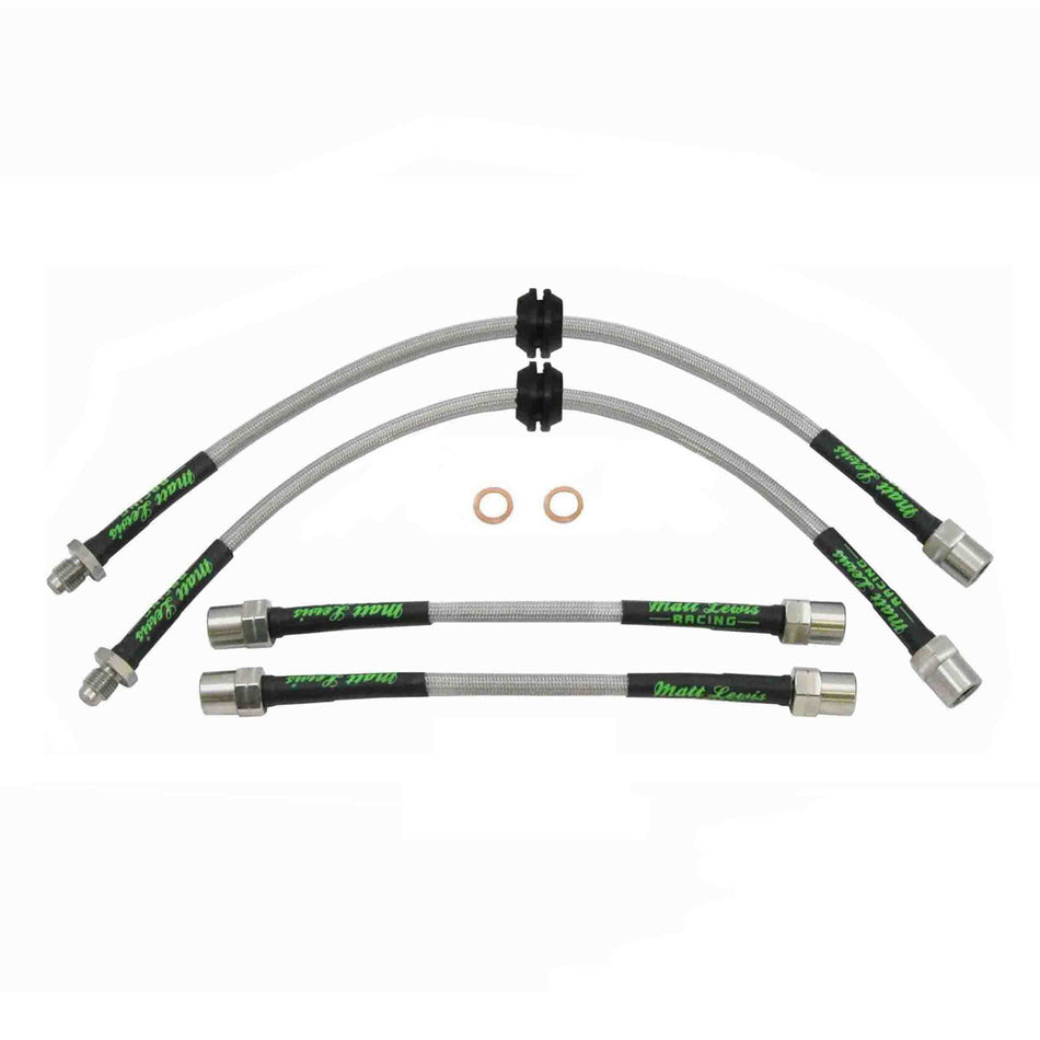 Renault Clio MK4 Stainless Steel Braided Brake Hoses