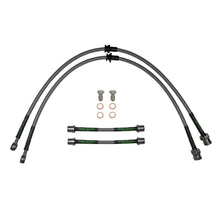set of 4 stainless steel braided brake hoses