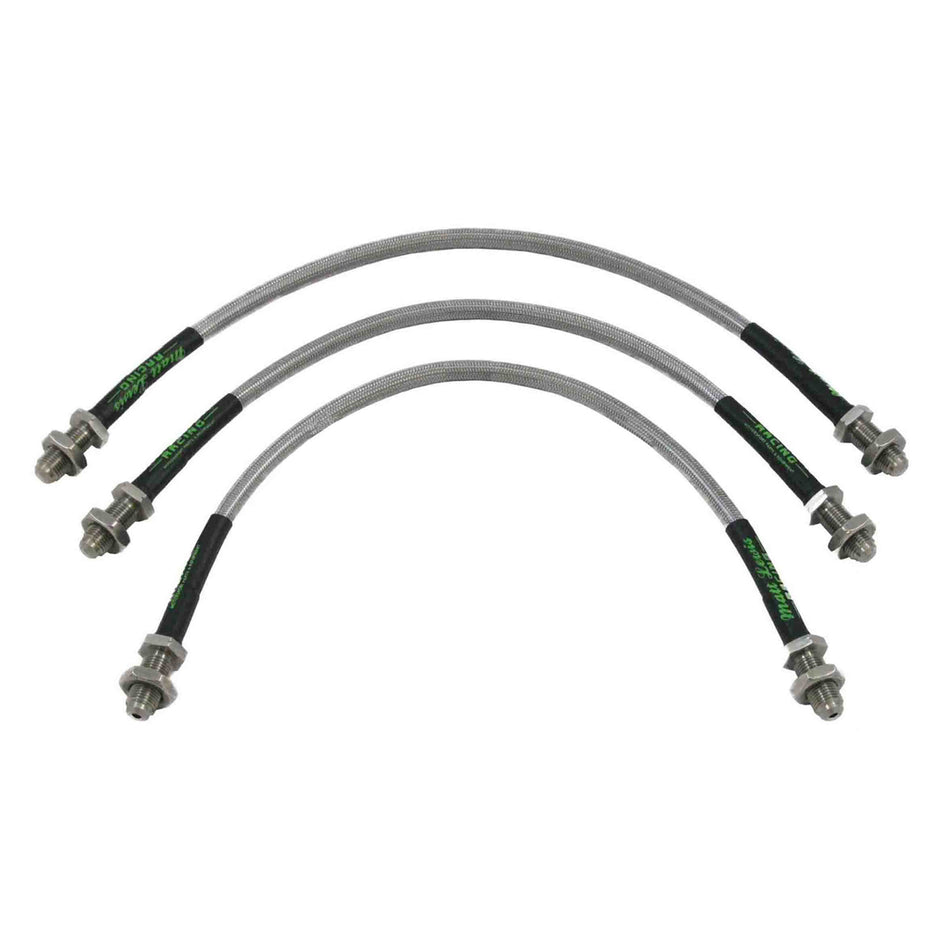 Ford Escort MK1 Stainless Steel Braided Brake Hoses