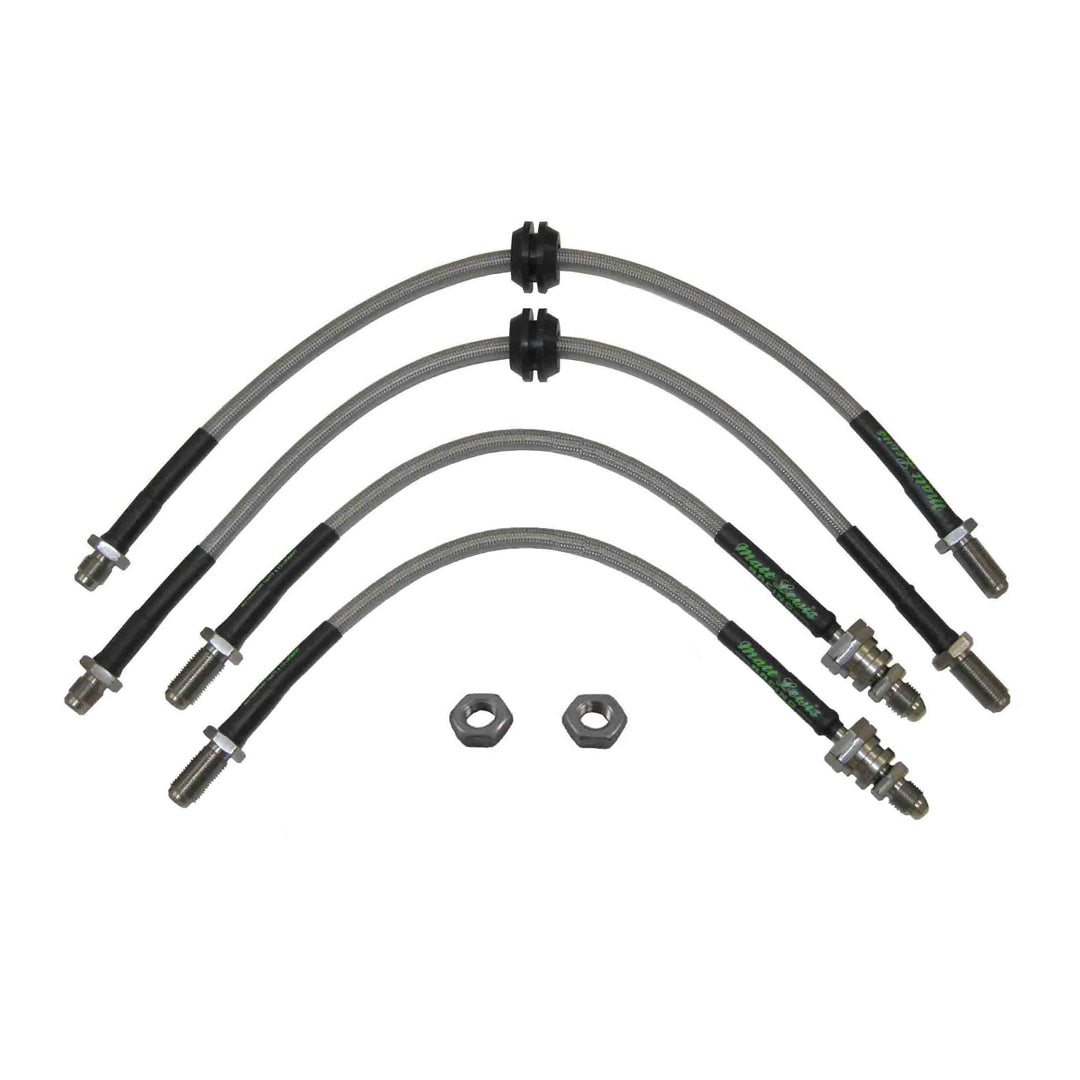 Durites de frein tressées en acier inoxydable pour Ford Orion MK1 MK2