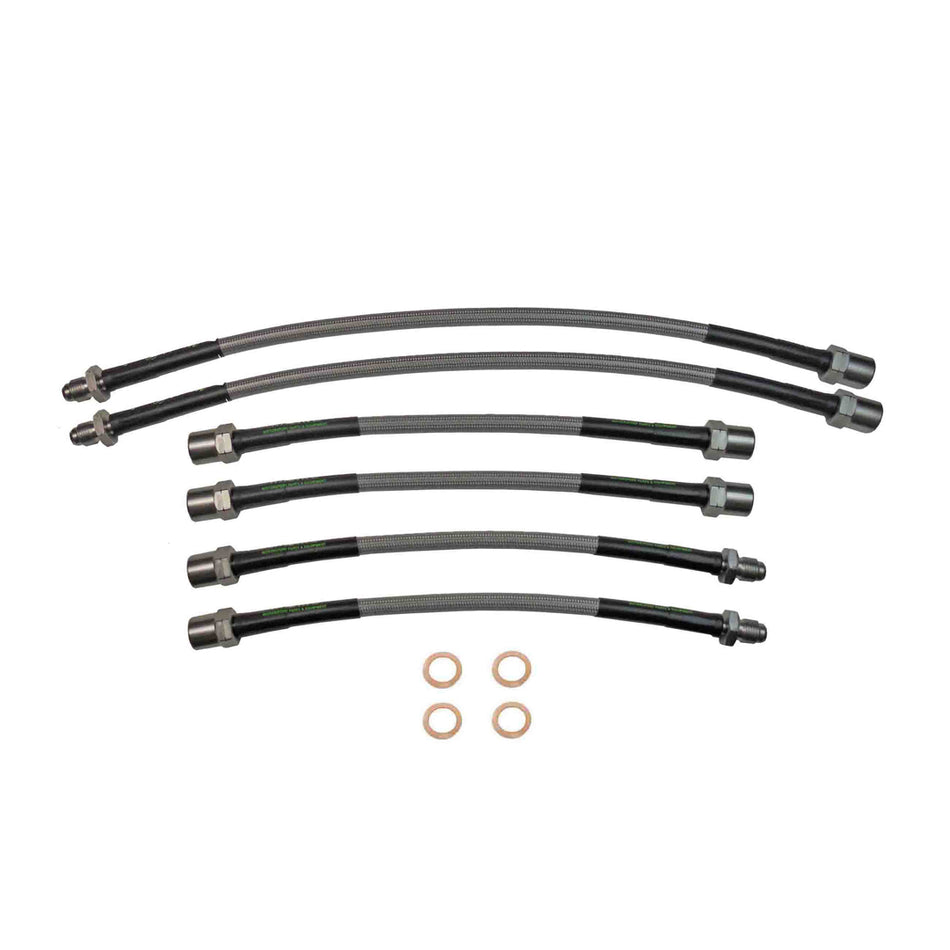 BMW 3 Series E30 Stainless Steel Braided Brake Hoses