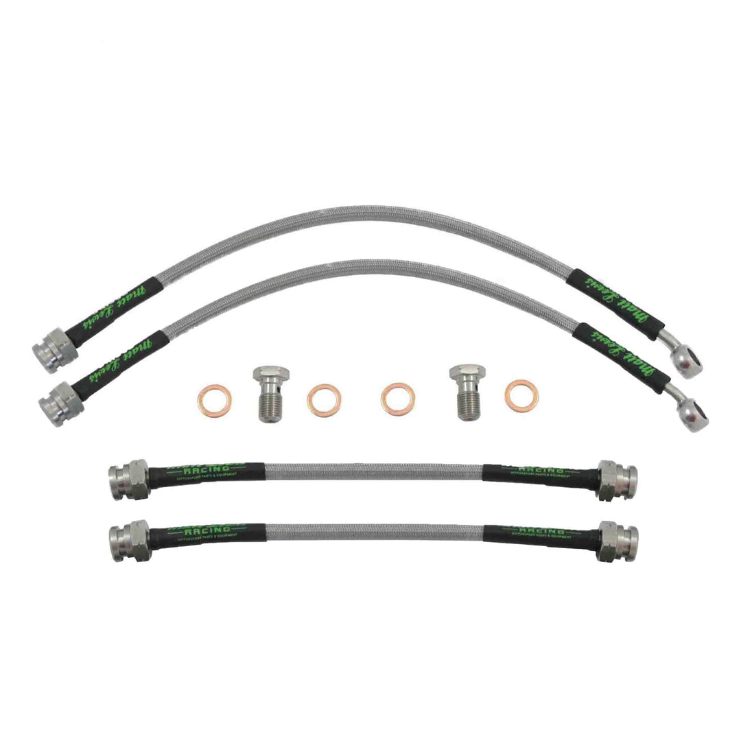 Flexibles de frein tressés en acier inoxydable pour Vauxhall Tigra MK1