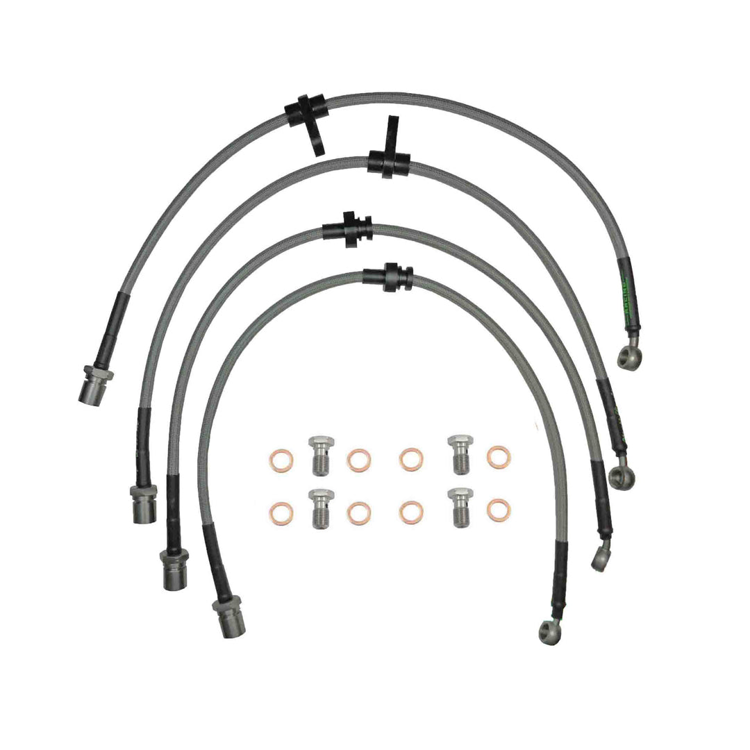 Tuyaux de frein tressés en acier inoxydable pour Subaru Impreza GD GG