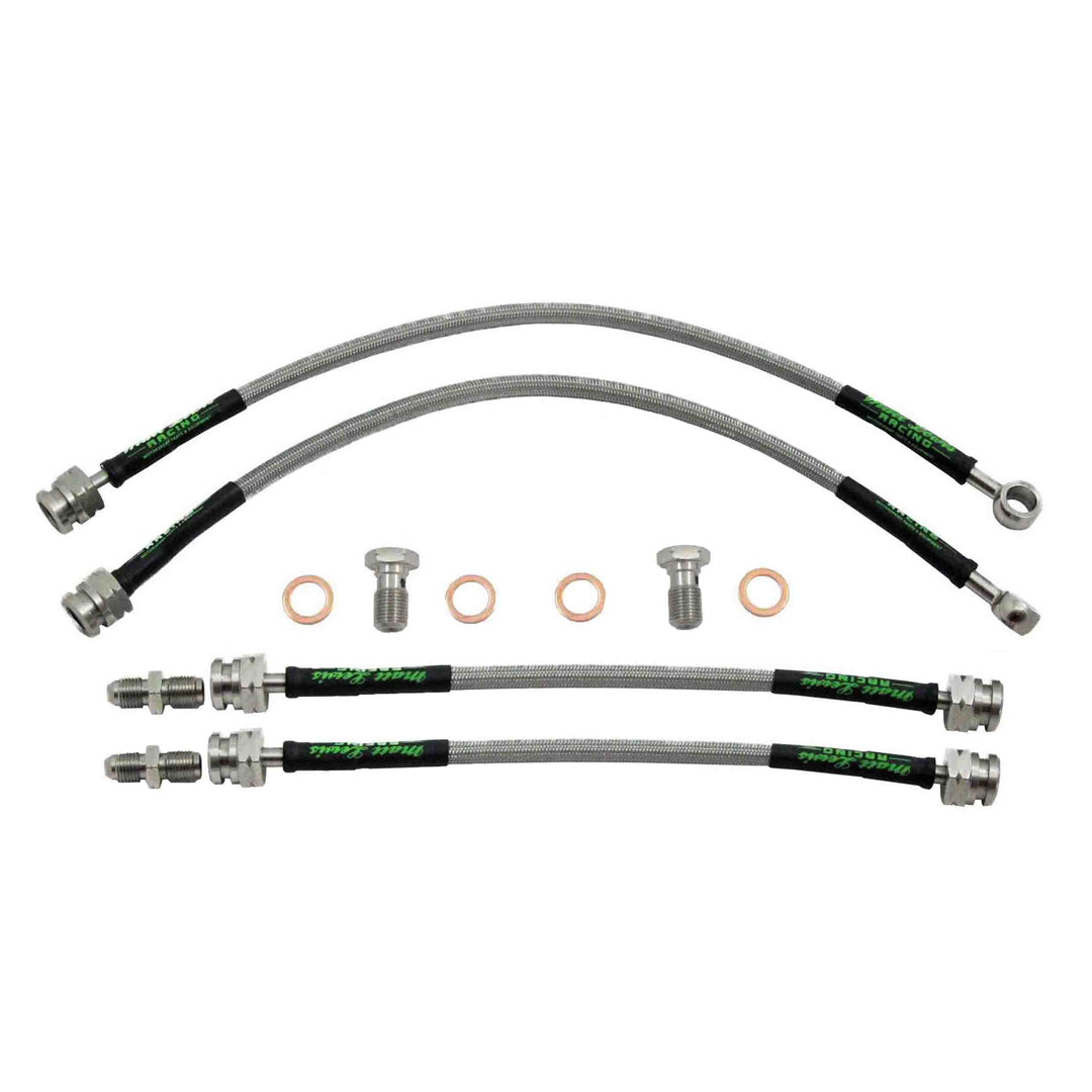 Flexibles de frein tressés en acier inoxydable pour Vauxhall Calibra