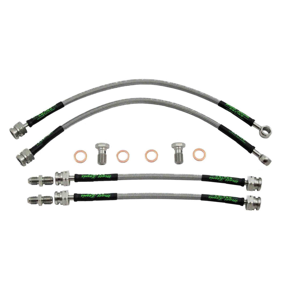 Saab 9-3 Turbo MK1 Stainless Steel Braided Brake Hoses