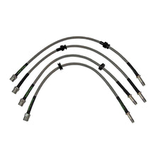 set of 4 stainless steel braided brake hoses