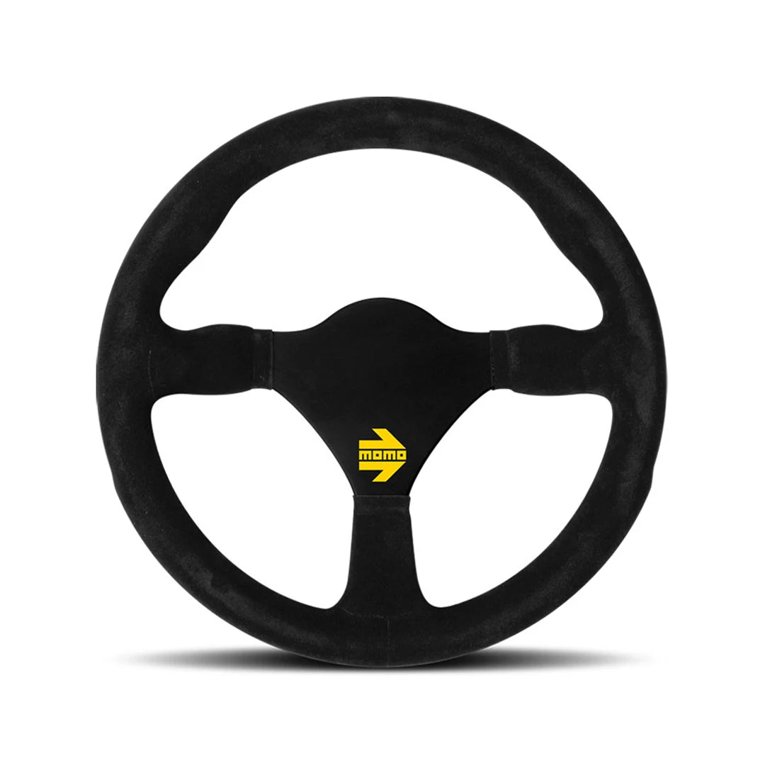 MOMO MOD.26 Black Suede Racing Steering Wheel