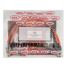 HEL Nissan 350Z Stainless Steel Braided Brake Hoses Orange