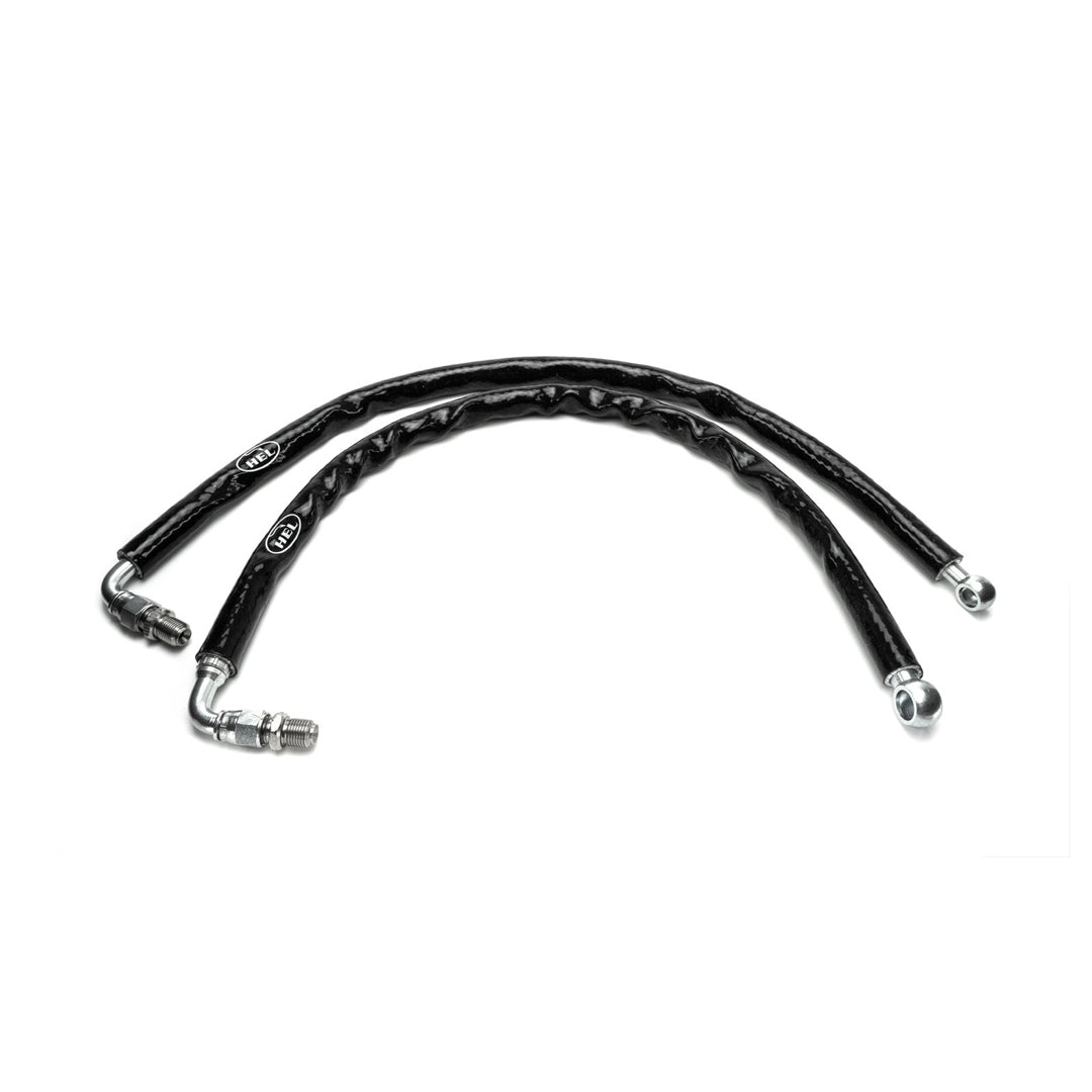 Tuyaux d'alimentation d'huile turbo tressés HEL Nissan 300ZX 3.0