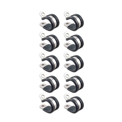 13 mm gummierte Schlauch-P-Clips