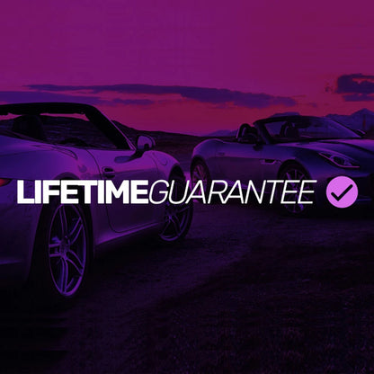 A Powerflex promo banner to advertise lifetime guarantee