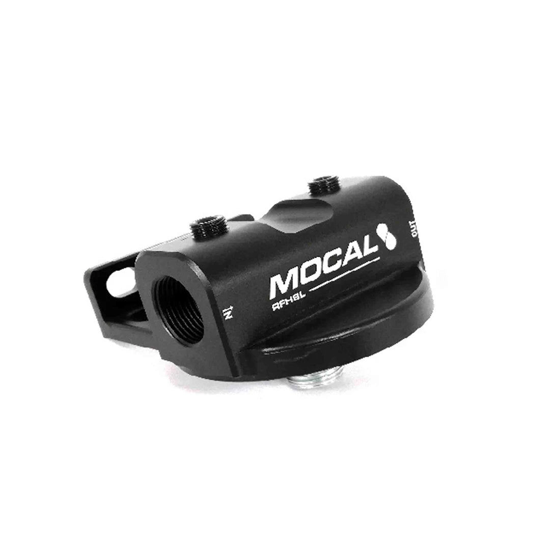 Mocal billet remote oil filter head