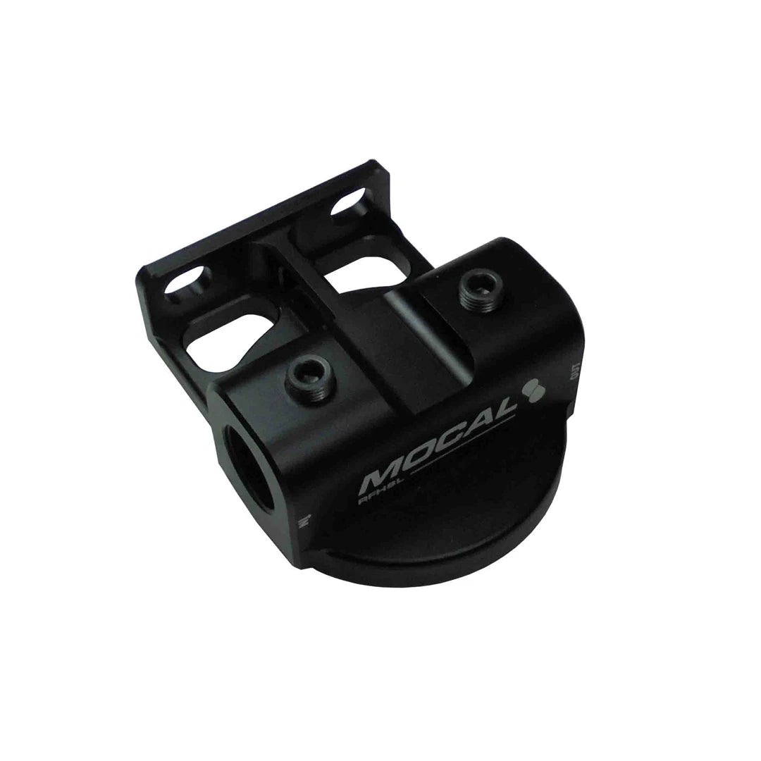 Mocal billet remote oil filter head