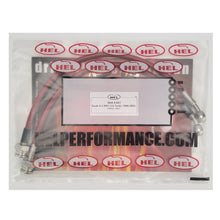 HEL Saab 9-3 MK1 Stainless Steel Braided Brake Hoses T Red