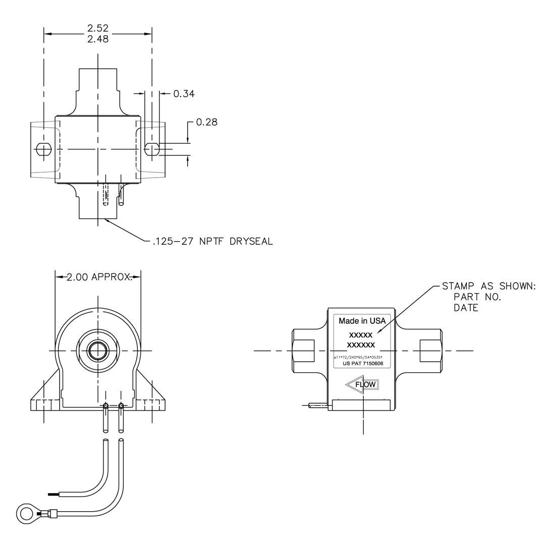 Facet 60106 Niederdruck-Posi-Flow-Kraftstoffpumpe