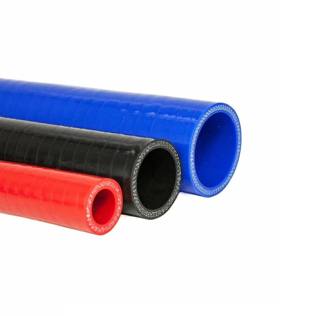Different size silicone hose on a white background