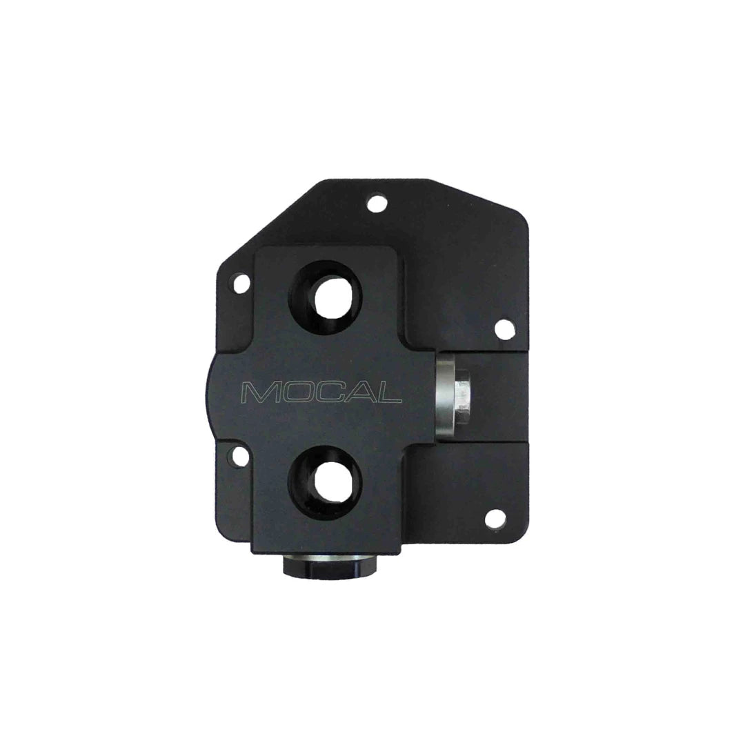 Mocal anodised aluminium oil cooler take off plate