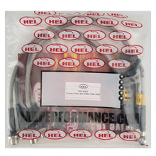 HEL Toyota Celica 2.0 ST202 Stainless Steel Braided Brake Hoses Clear