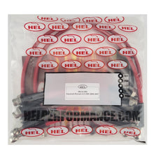 HEL Vauxhall Monaro 6.0 VXR Stainless Steel Braided Brake Hoses Red