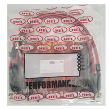 HEL Audi A1 S1 MK1 Stainless Steel Braided Brake Hoses Red