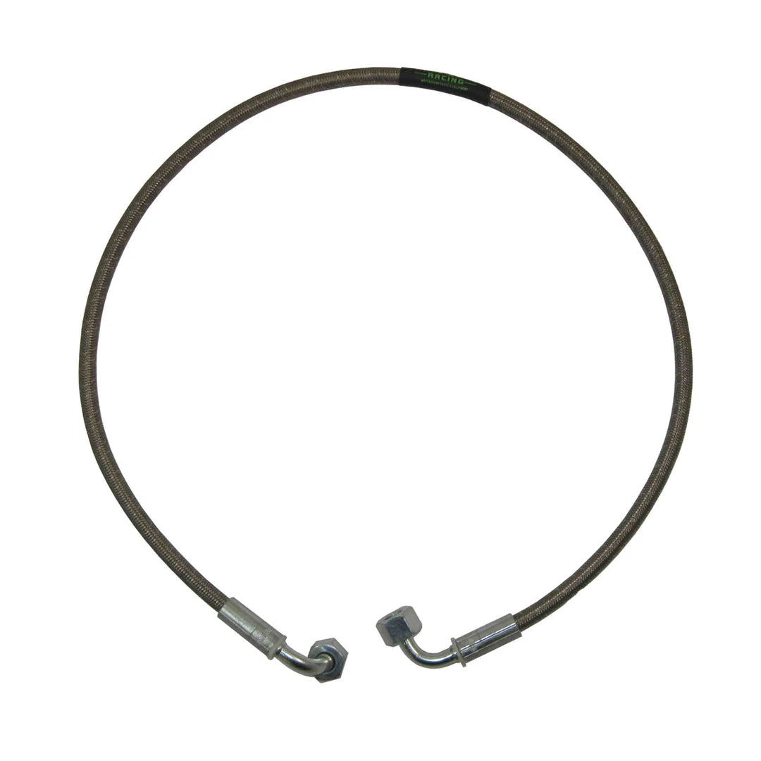 Stainless steel braided turbo oil feed hose