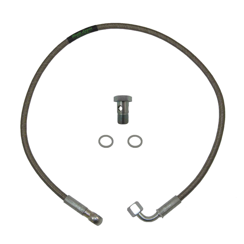 Seat 1.9TDI PD Stainless Steel Braided Turbo Oil Feed Hose & Bolt