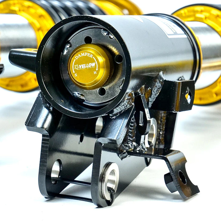 yellow speed coilover damper adjustment
