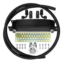 3/4UNF -10 Black Braided Hose Oil Cooler Kit