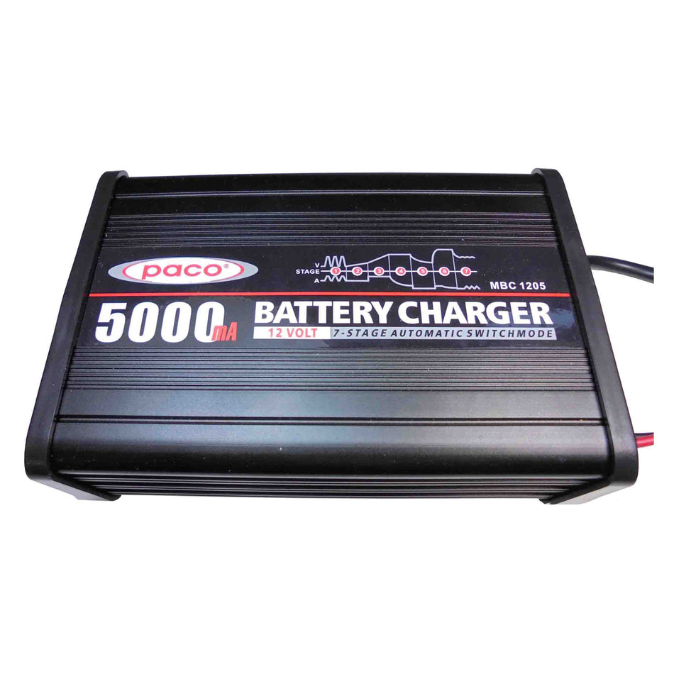 Paco 7 Stage 5 Amp 12 Volt Battery Charger