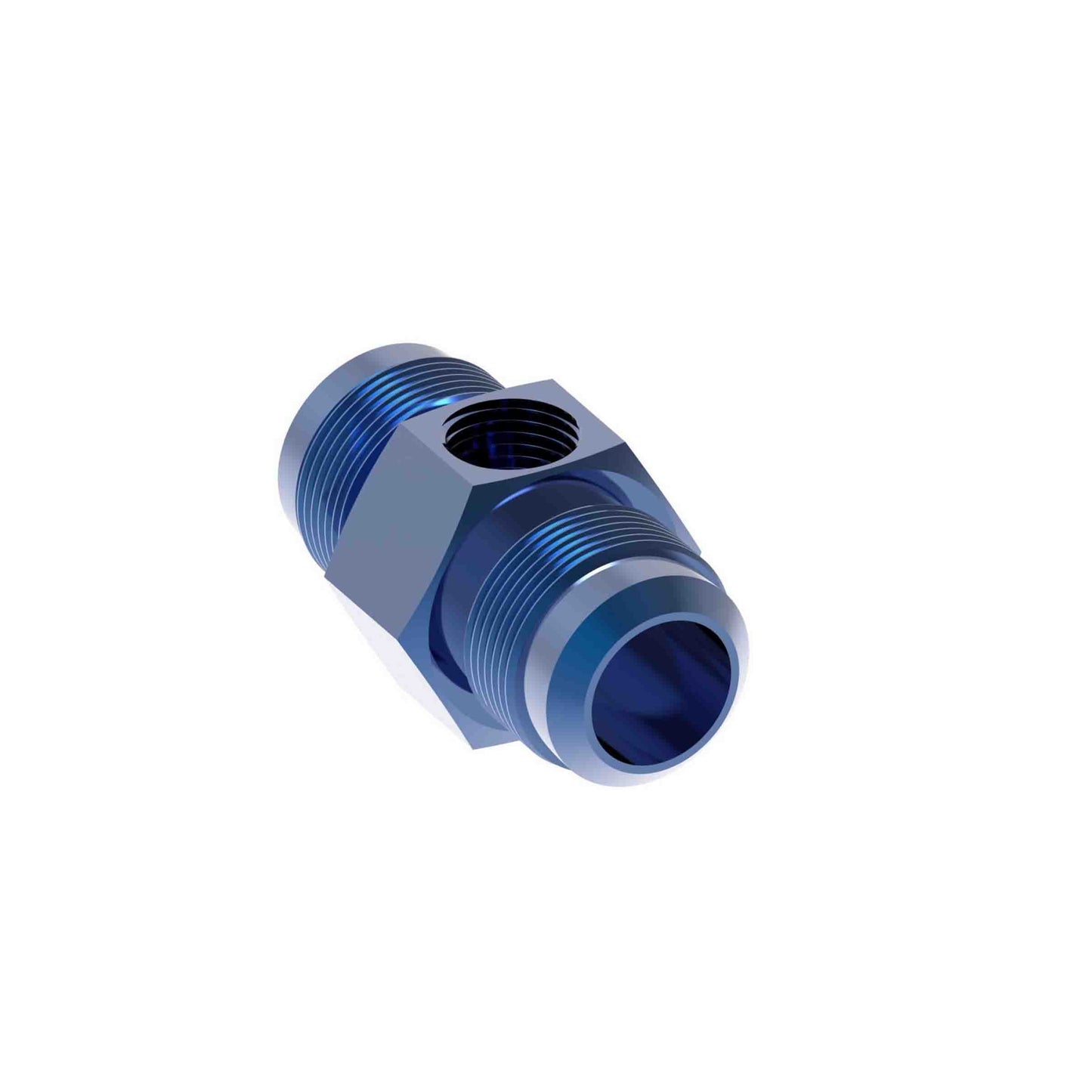 Aeroquip Aluminium-Inline-Messgerätadapter