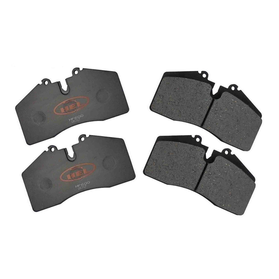 HEL Performance HP600-001F Porsche Front Track Day Brake Pads