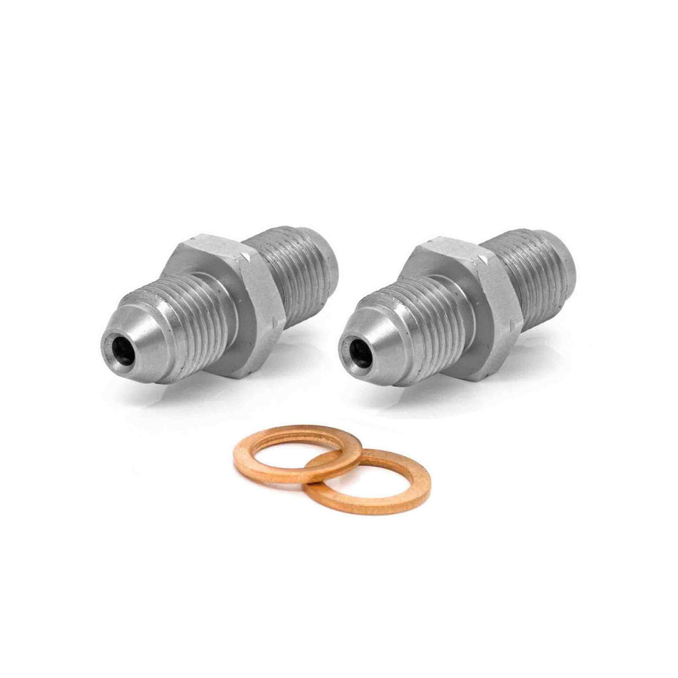 M10x1.0 Stainless Steel Male Adaptors & Washers