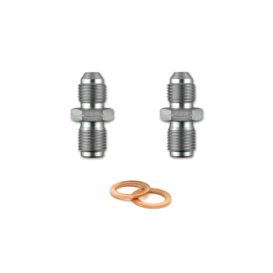 M10x1.0 Stainless Steel Male Adaptors & Washers
