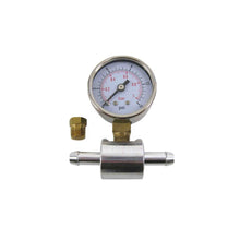 Manomètre de carburant basse pression Sytec et adaptateur 8 mm